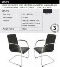 Comfo Chair Range And Specifications